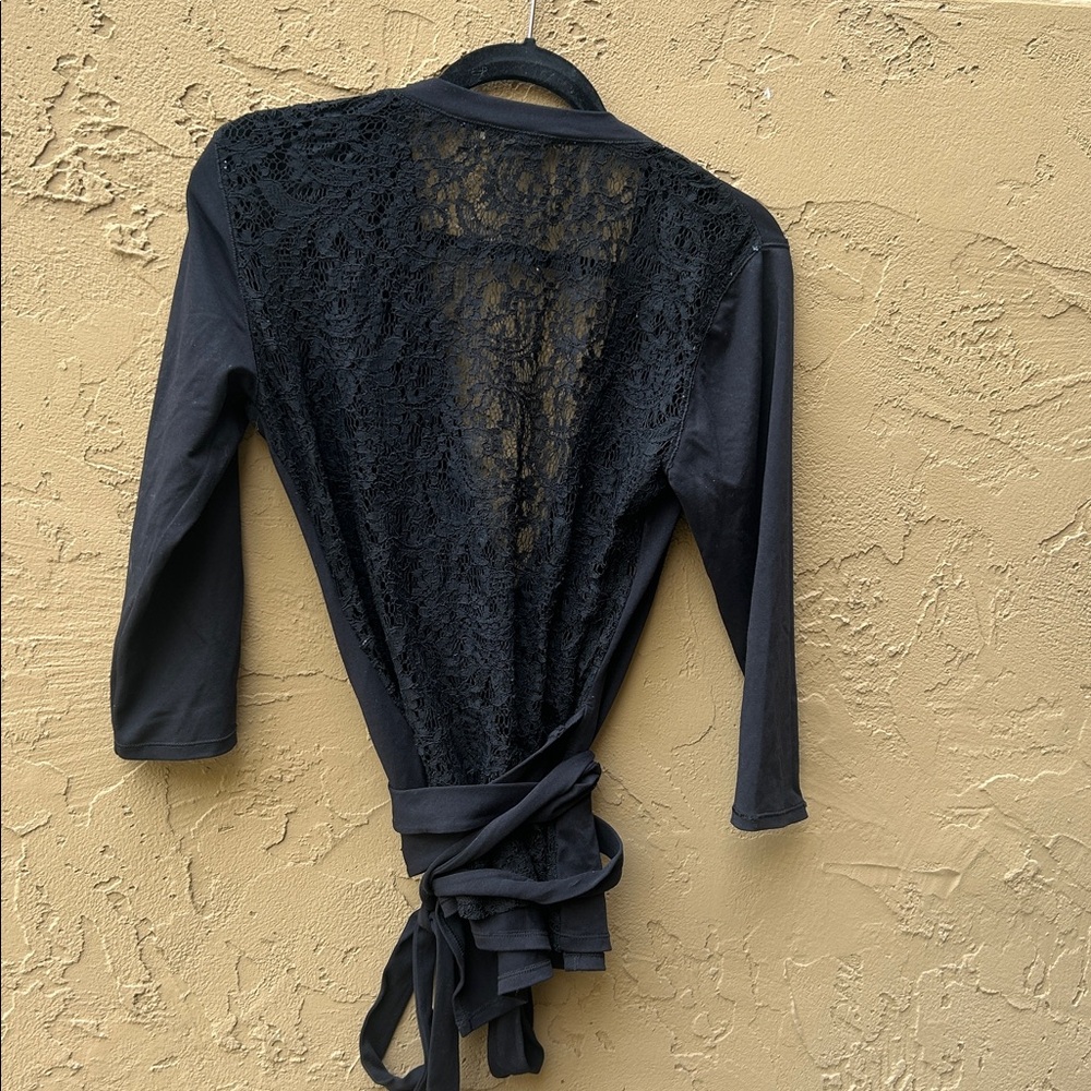 🎉HOST PICK🎉 Boston Proper Black Lace Inset Athleisure 2pc Set - Picture 3 of 8